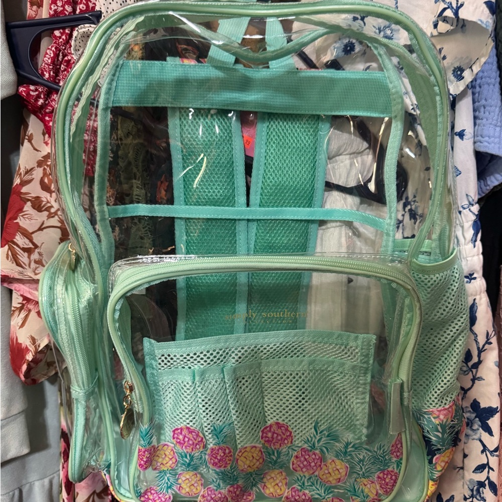 Simply Southern Green Backpack with Modern Design NEW WITH TAGS